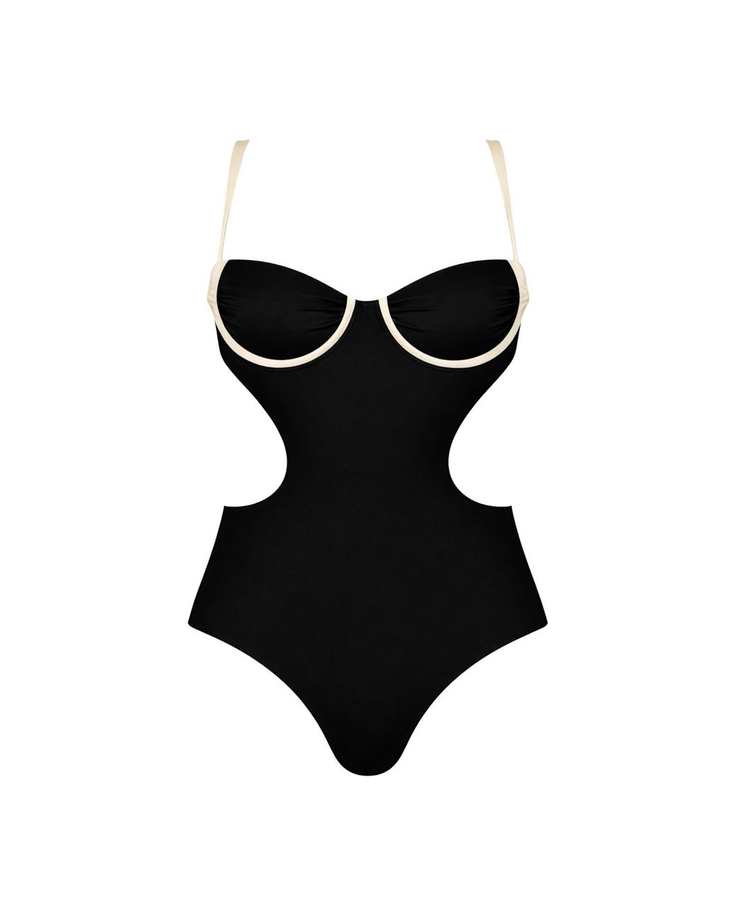 IVY SWIMWEAR Black Noelle Monokini