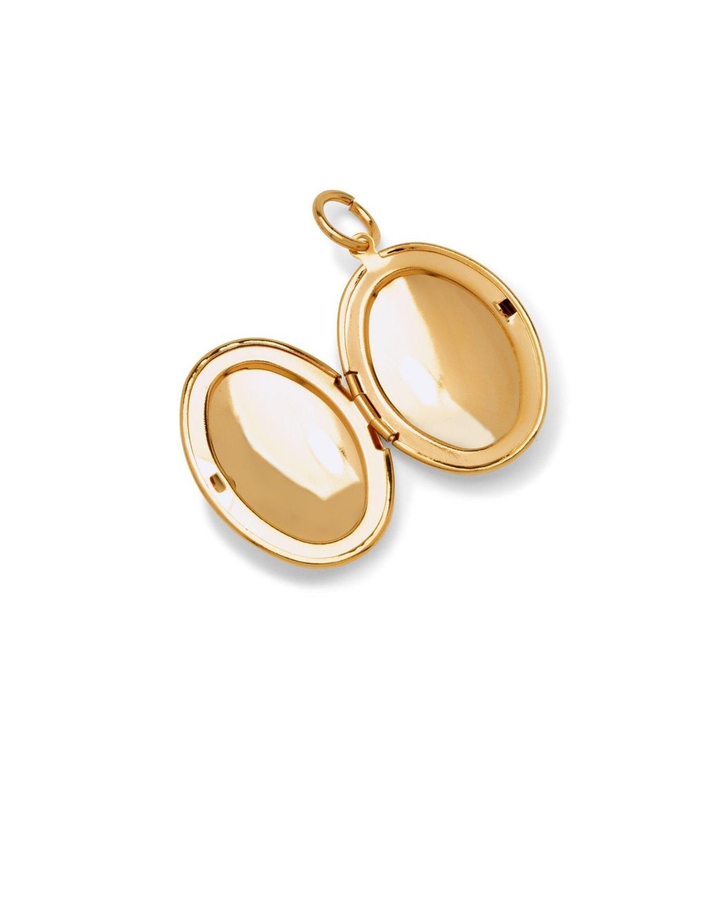 Jaredjamin Metallic Smooth Necklace Pendant Locket