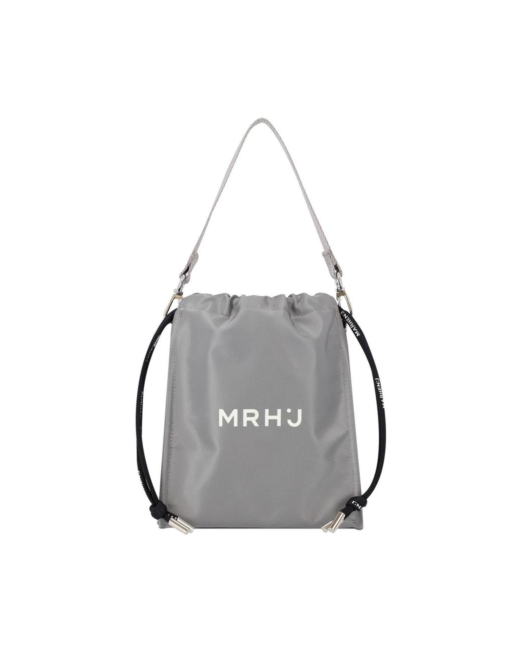 MARHEN.J Black Recycled Nylon Mini Cross Bag
