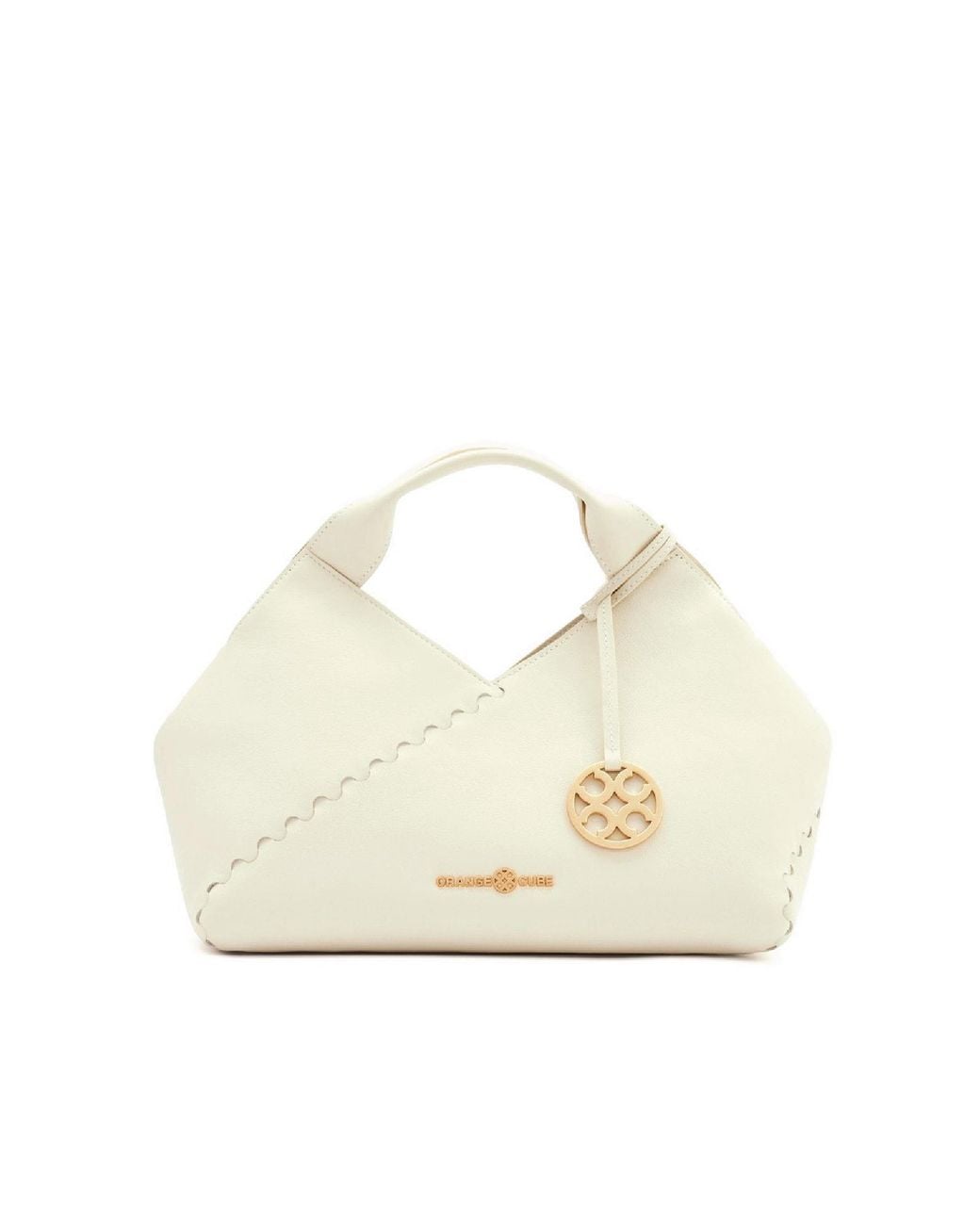 Orange Cube Natural Fortune Cookie Mini Tote