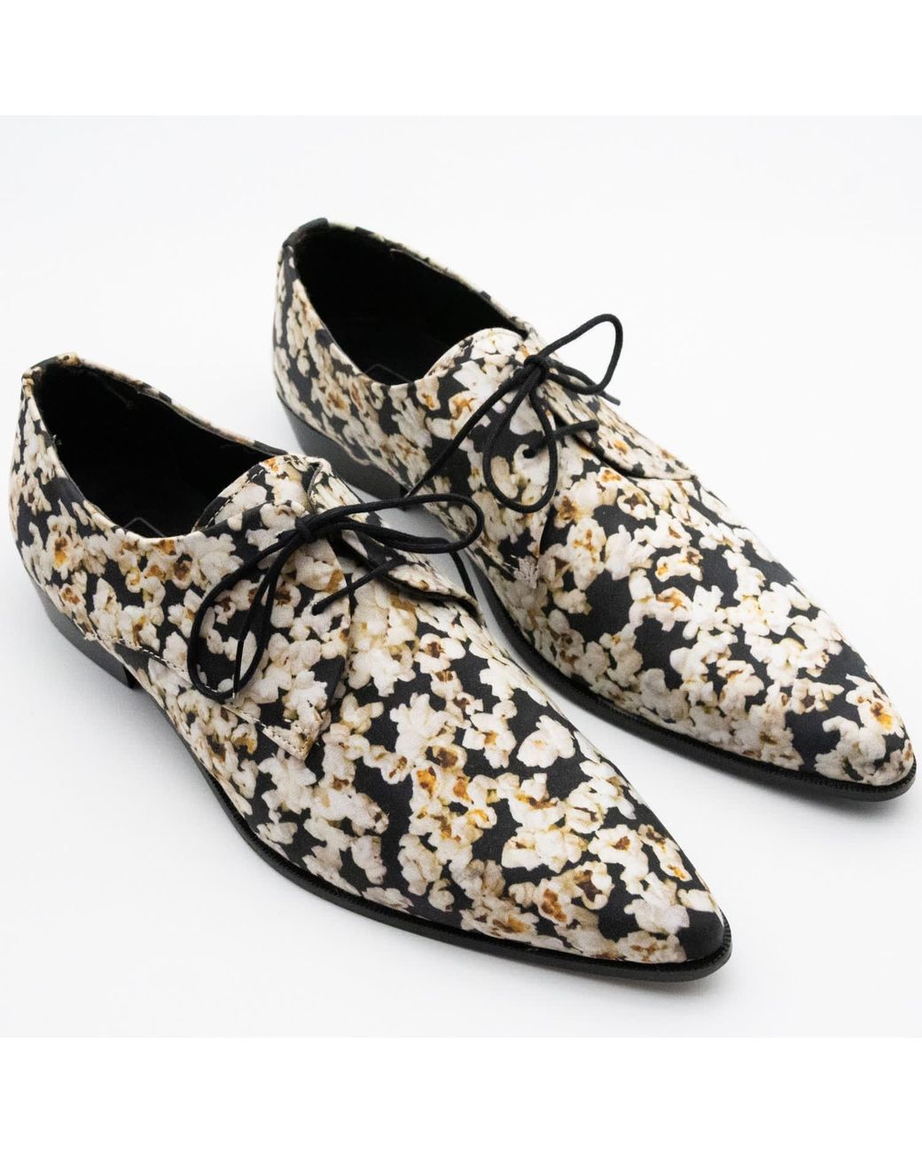 Absurde Black Popcorn Shoes for men