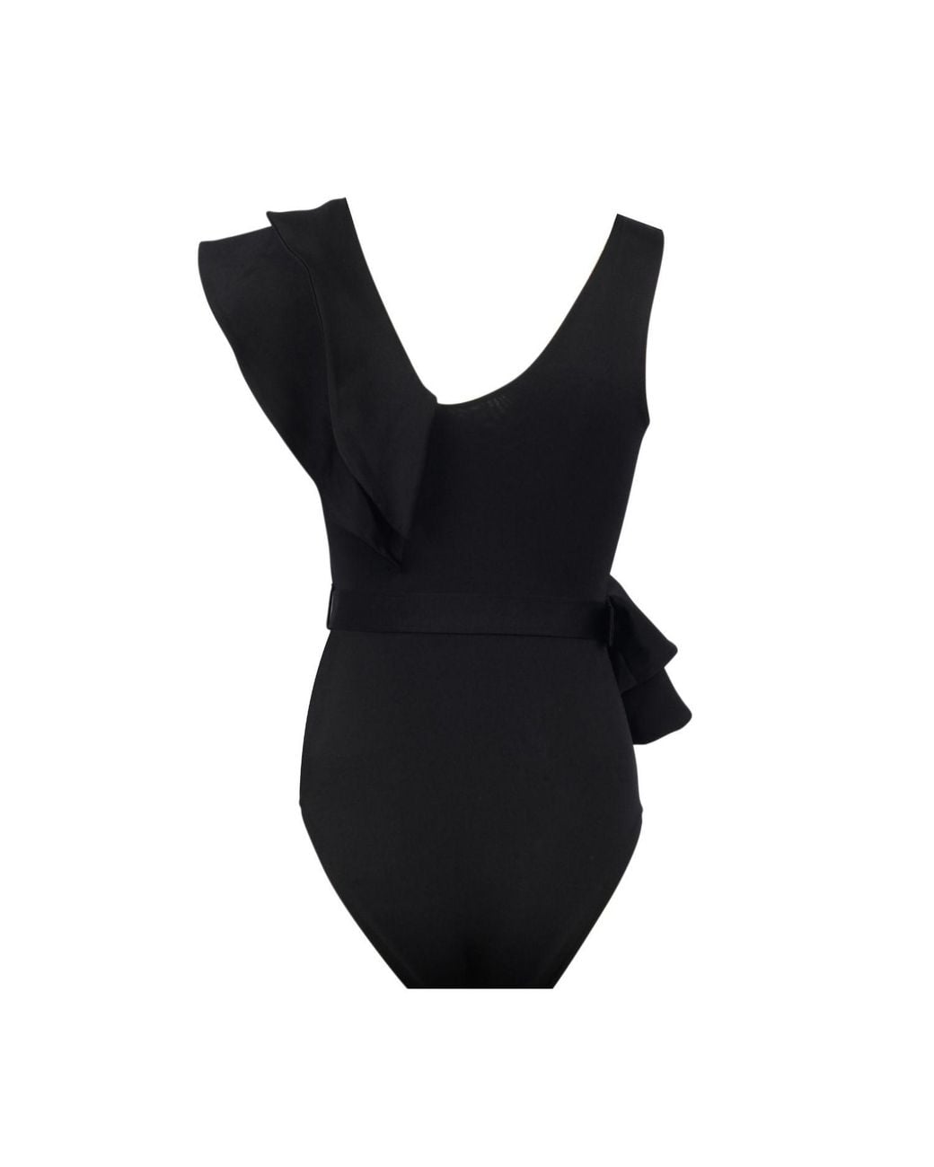 Nur Karaata Black Lilac Swimsuit