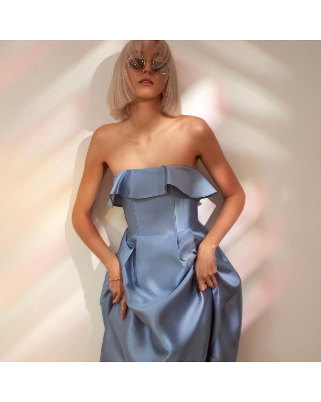 Emma Wallace Blue Cloe Dress