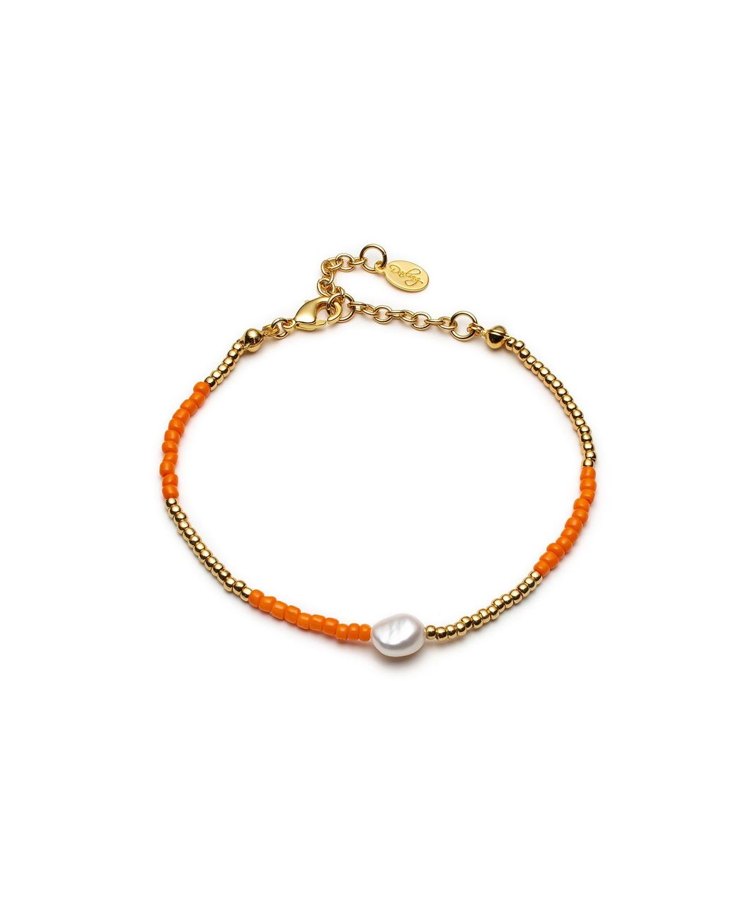 With Love Darling Metallic Sunset Pearl Bracelet
