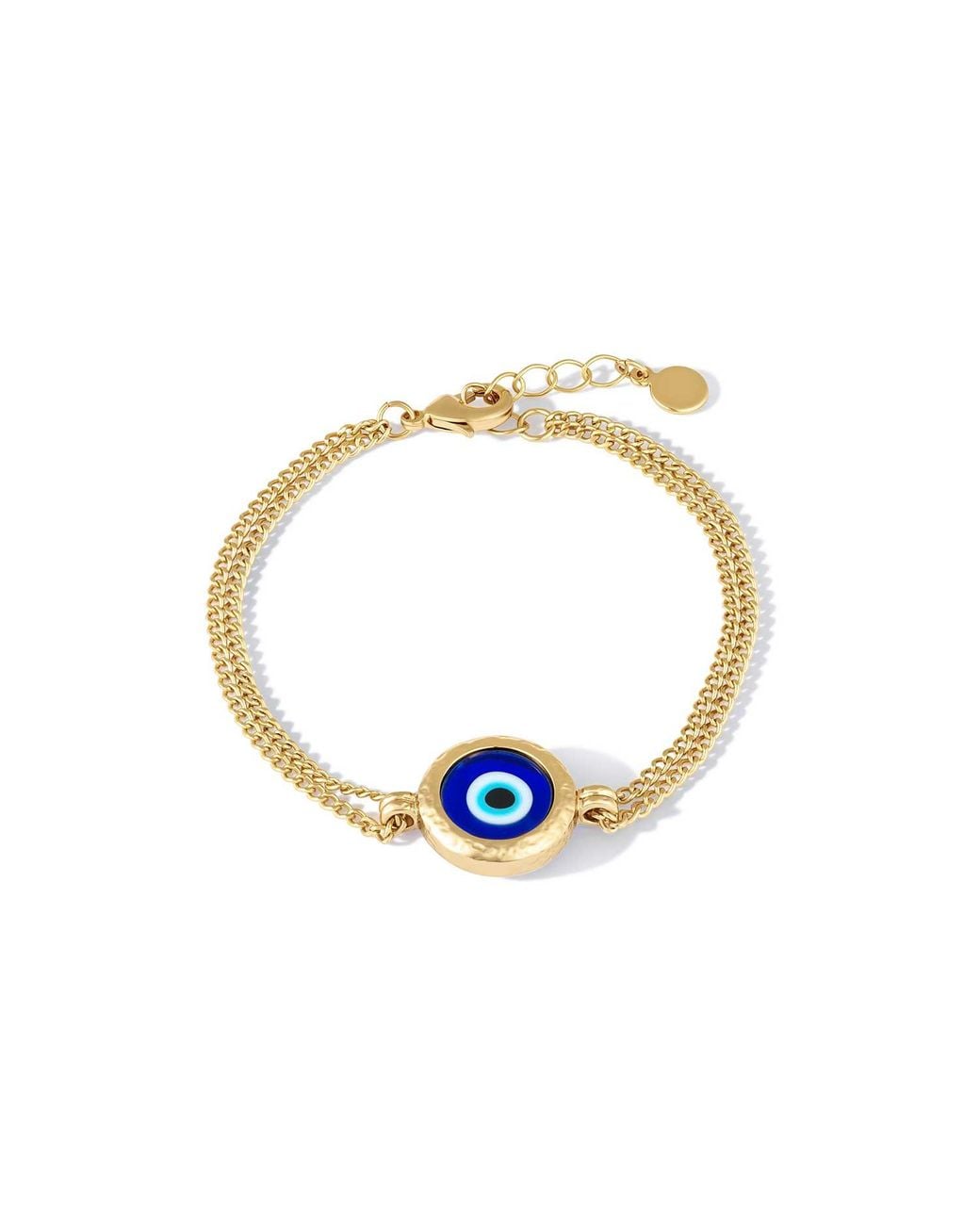 Formation Co. Jewellery Metallic Mati Evil Eye Bracelet