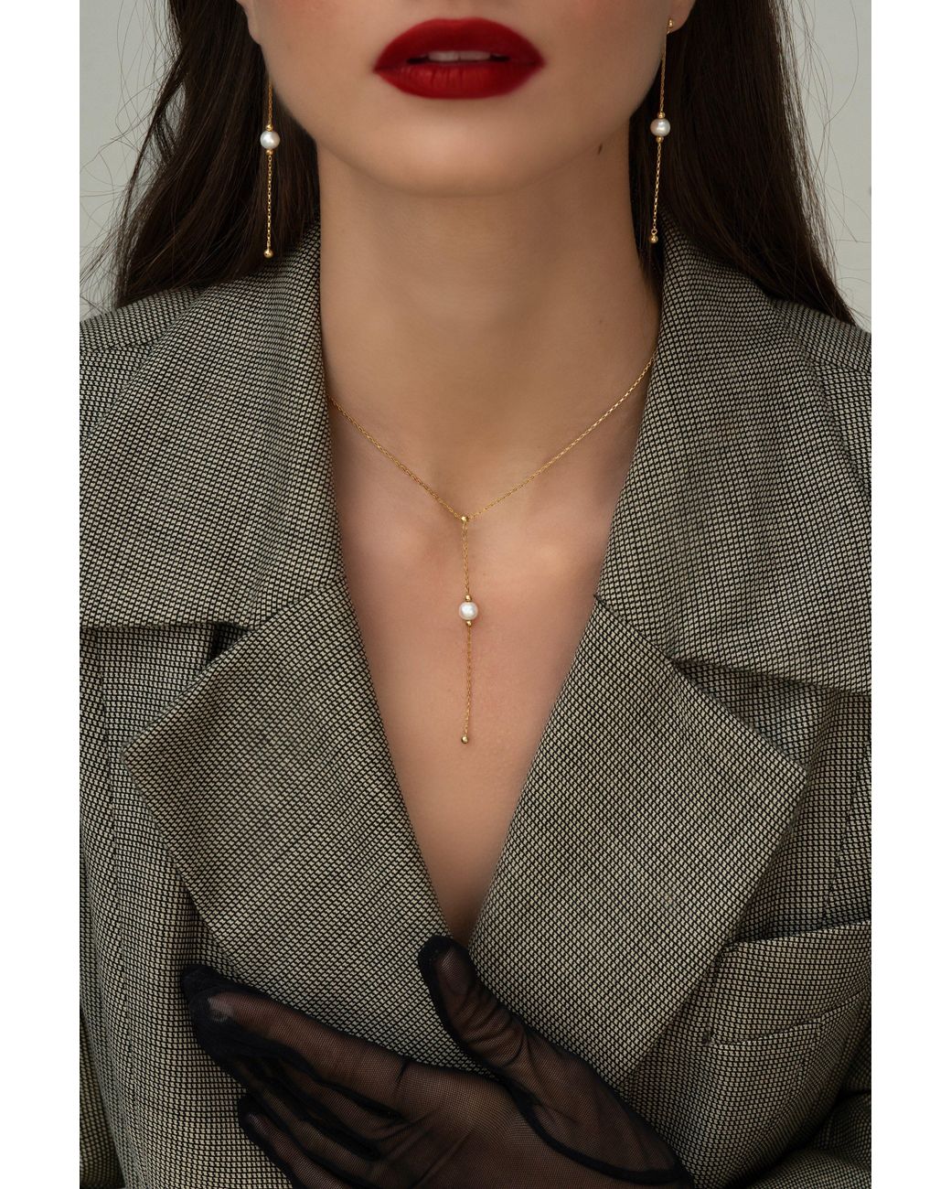 Katy Faye Metallic Delphine Necklace