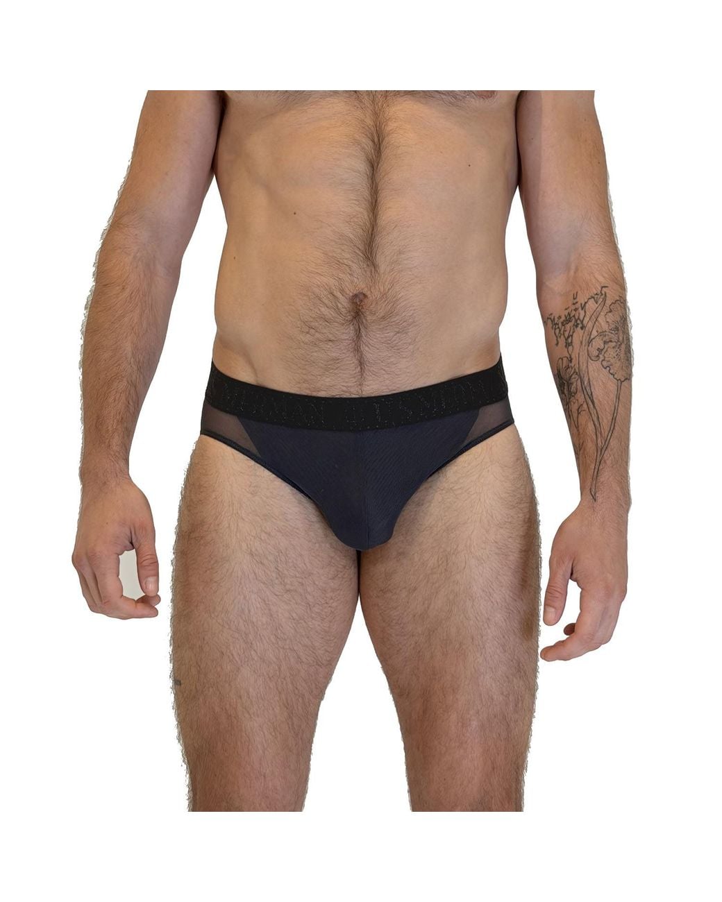 Us Merman Black Trident Underwear for men