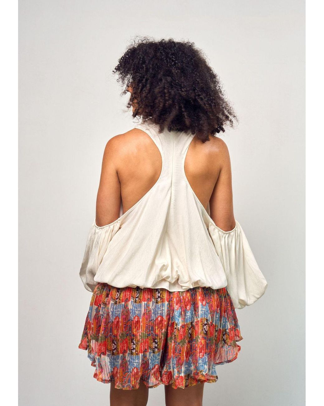 Mohala Grey Natural Neutrals Onaha Blouse
