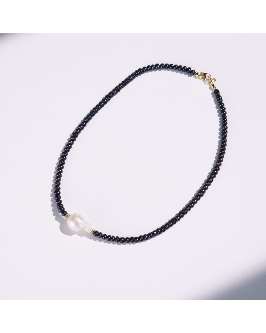 Urbane Jewelry Studio Metallic Widdow Pearl Necklace