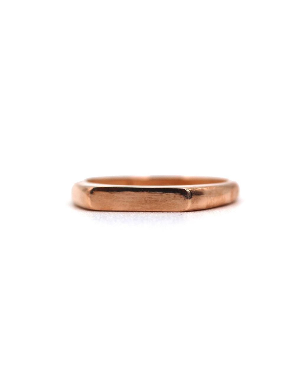 VicStoneNYC Fine Jewelry Natural Harmony Bar Signet Ring