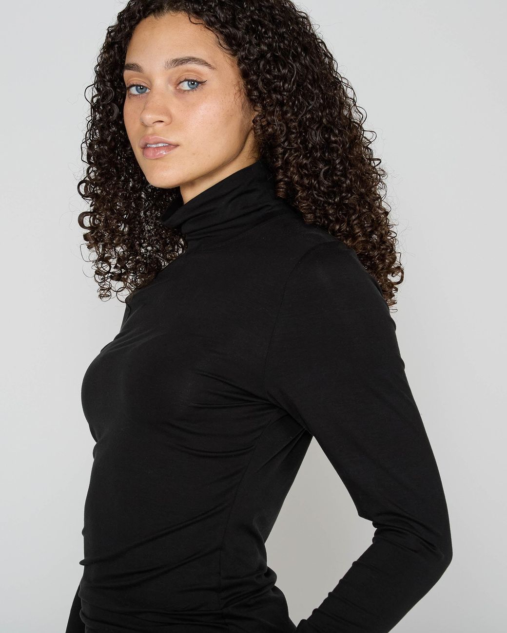 Lords of Harlech Black Kate Turtleneck
