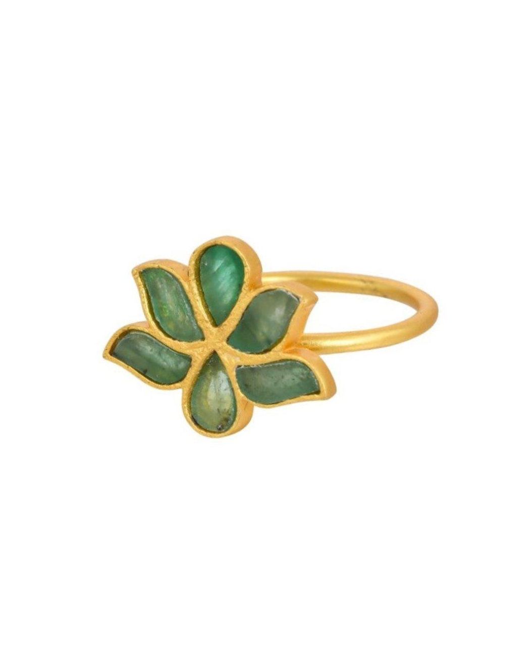 Opium Jewels Yellow Water Lotus Ring