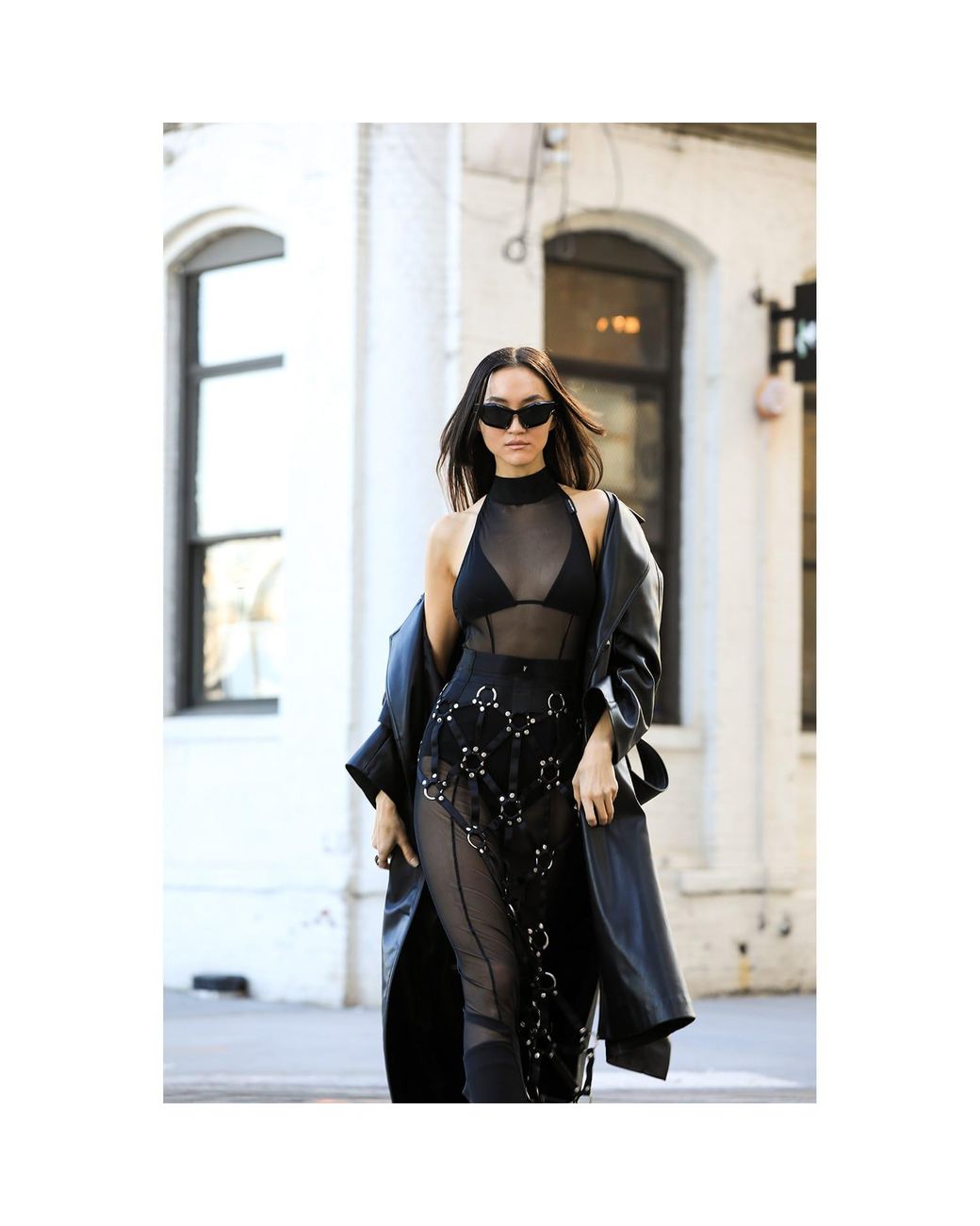 Mymokondo Black Rikano Mesh Maxi Gown