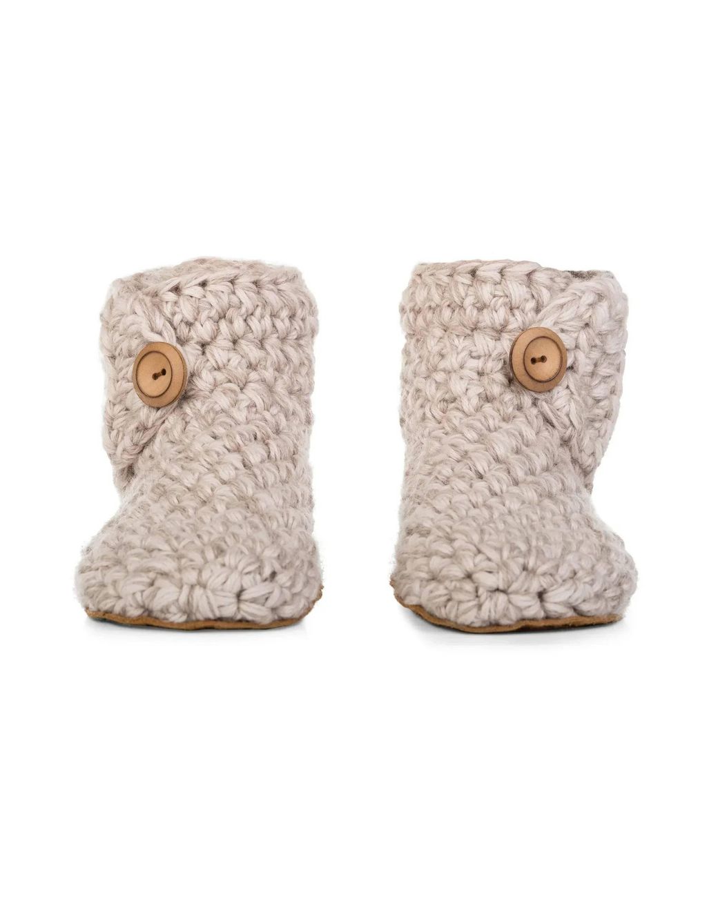Kingdom of Wow Natural Extra Chunky Boot Wool Slippers For