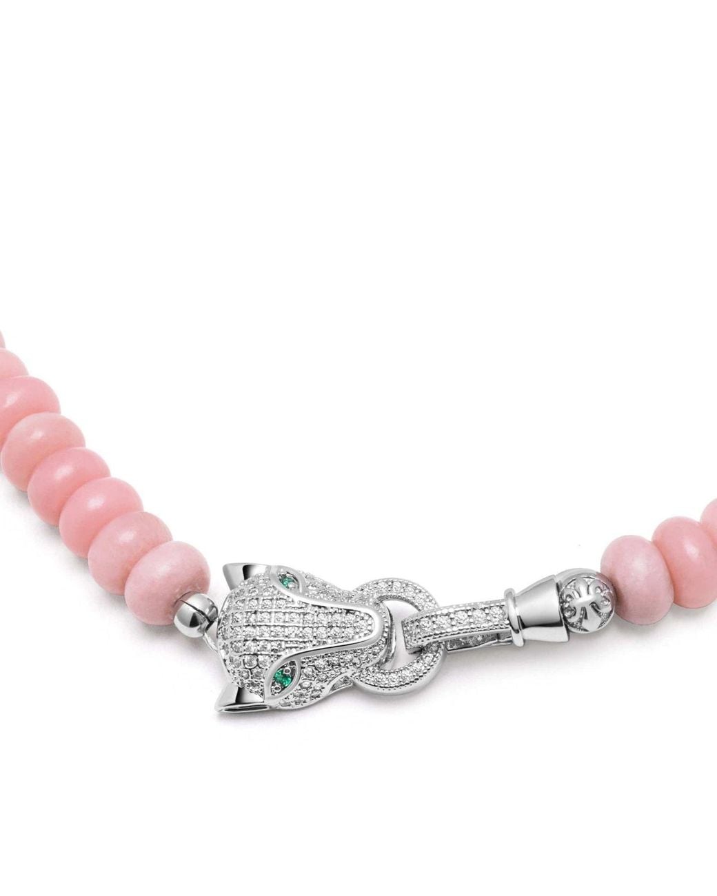 Nialaya Red Opal Choker With Panther Head