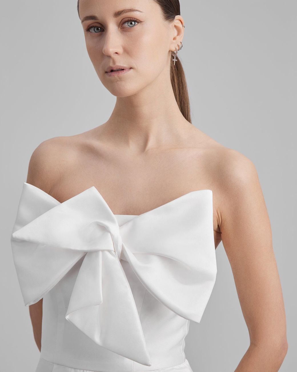 Baé Special Moments White Gigi Dress + Small Bow