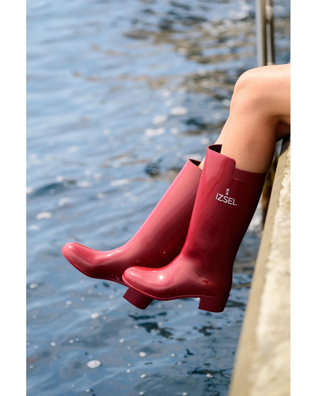 Izsel Red Classic Rain Boot