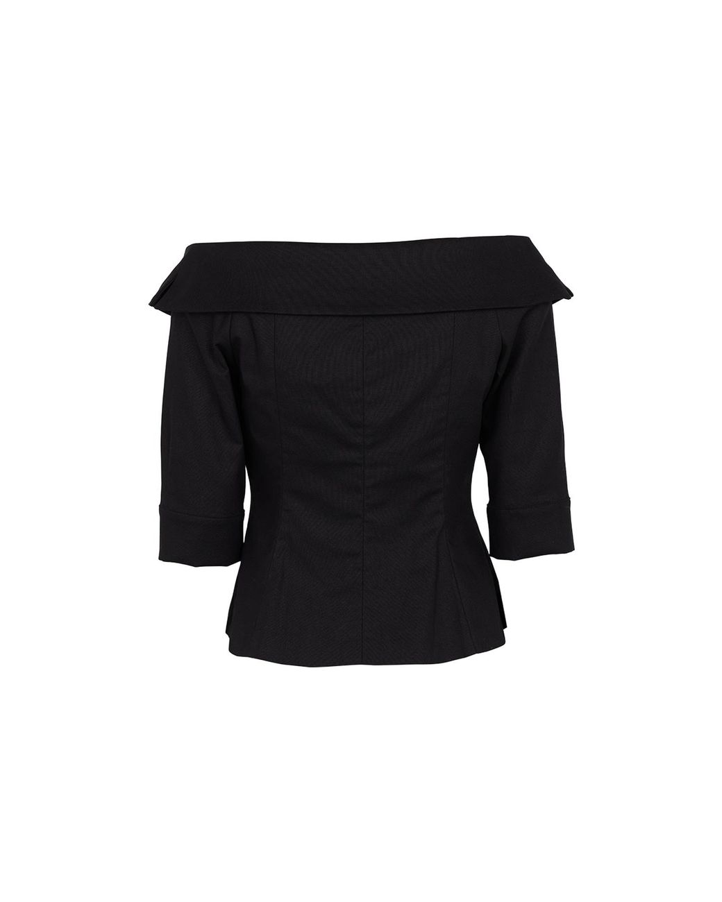 Zetaye Black Celeste Linen Cotton Blazer