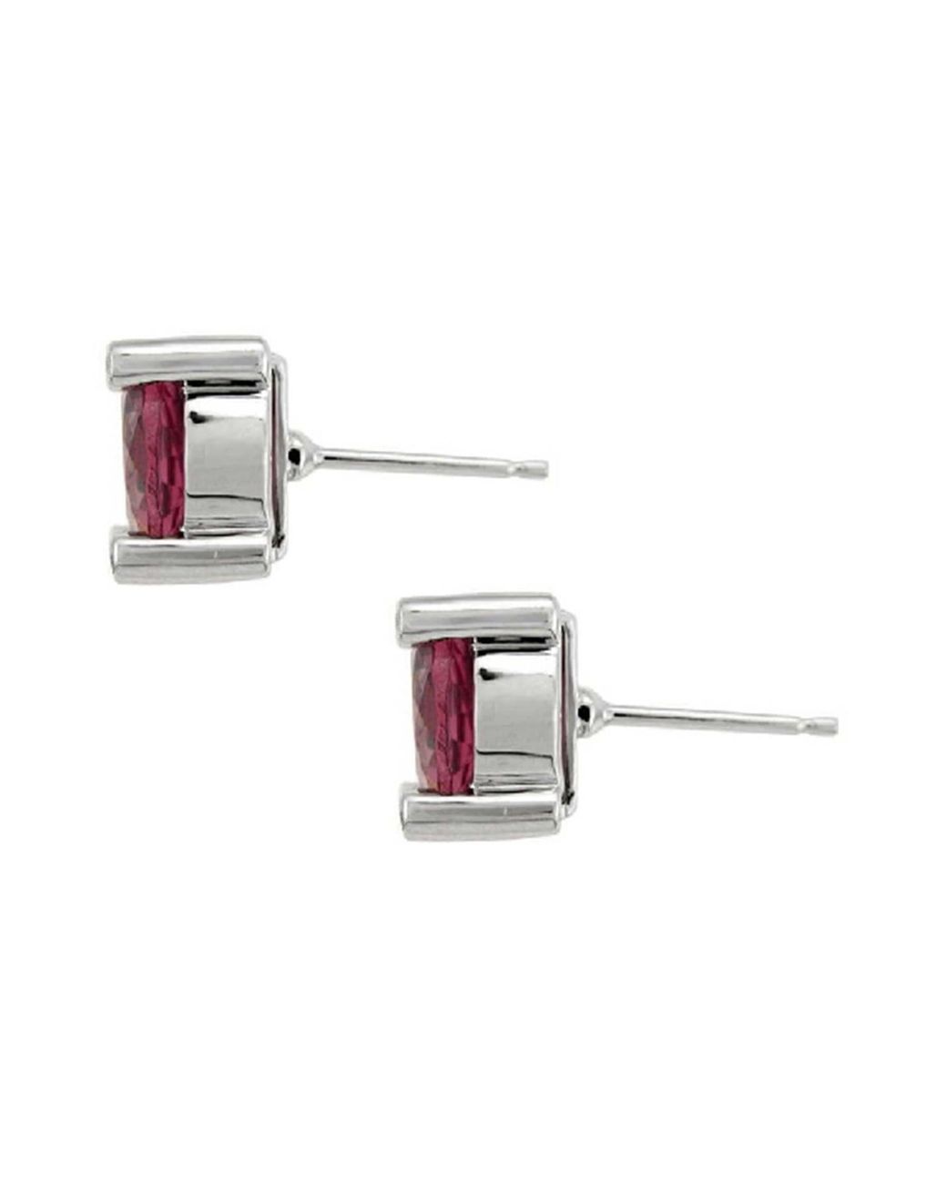 Artisan Multicolor Round Tourmaline Diamond Stud Earrings