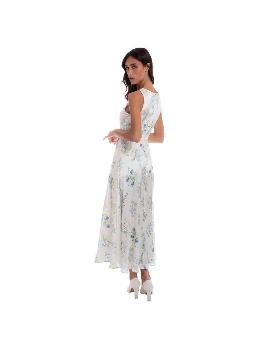 Sofia Tsereteli White Glimmer Evening Gown