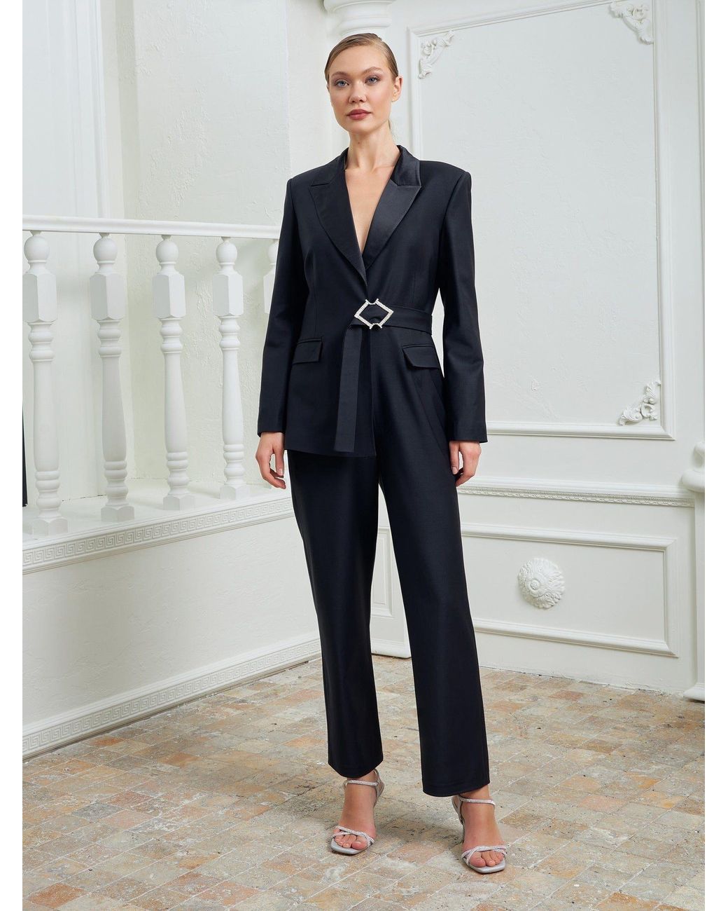 Lumina Eligma Black Onyx Jumpsuit Suit