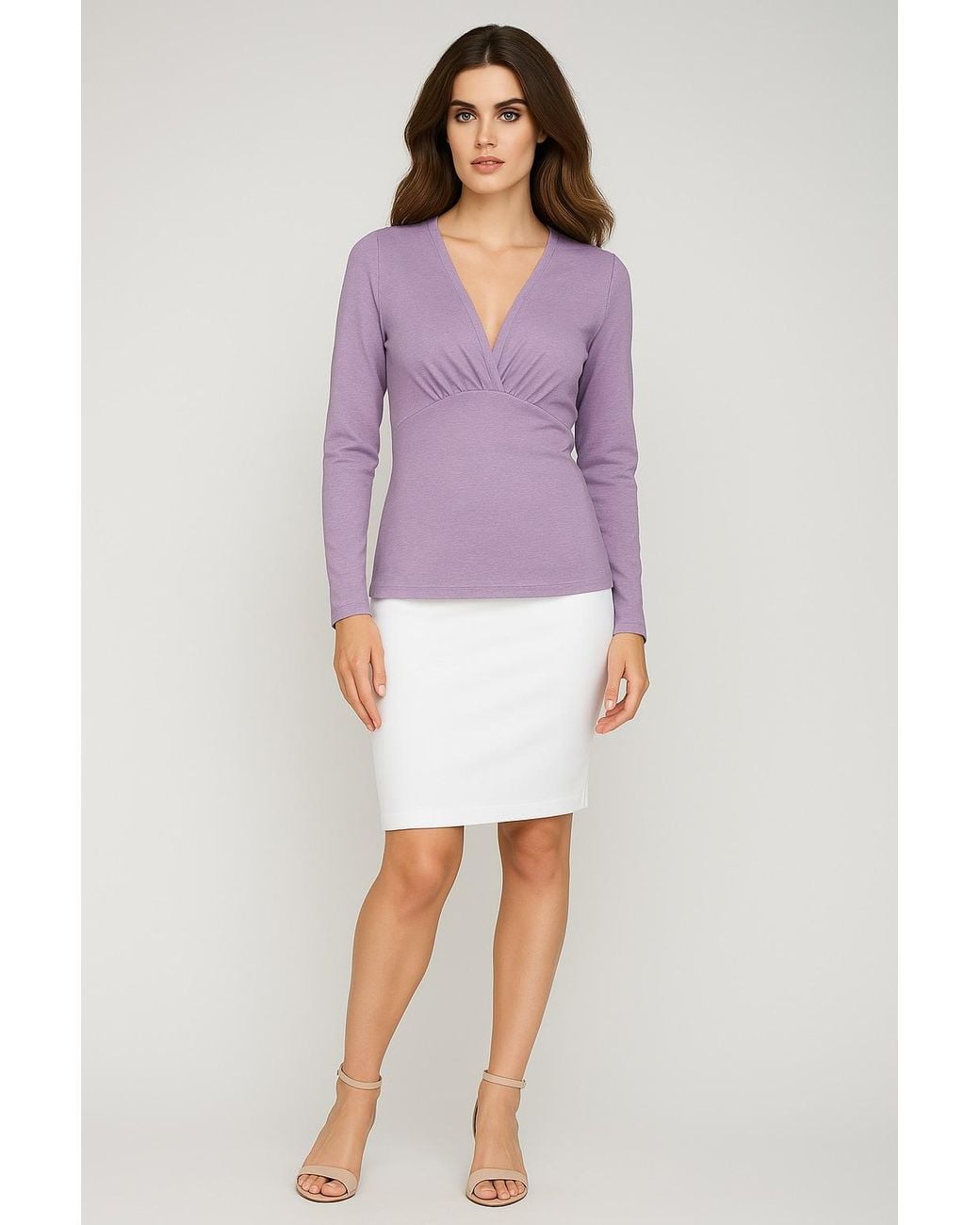 Conquista Purple Shiny Light Top – Polyamide