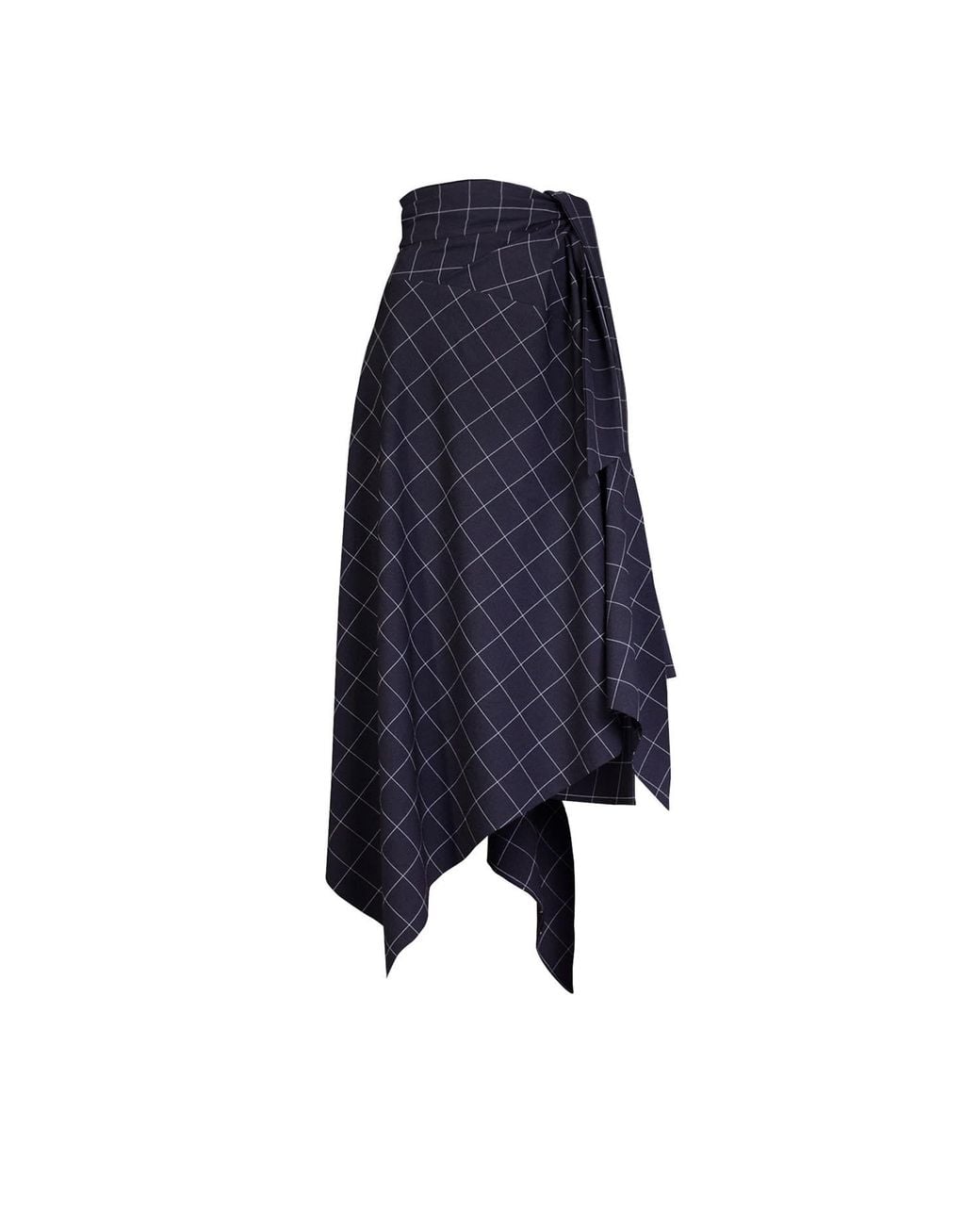 Meem Label Blue Klum Wrap Skirt