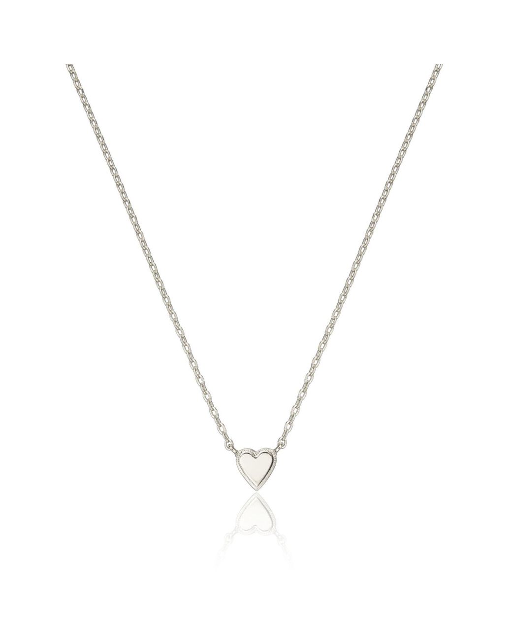 Lily & Roo Metallic Tiny Heart Necklace