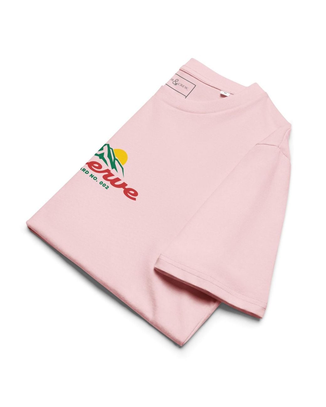 Anchor and Crew Pink Cotton Reserve No. Two Supply Organic Cotton T-Shirt