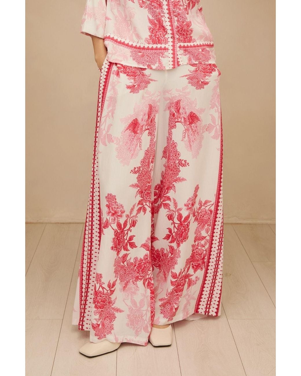 Raishma Pink Myra Trousers