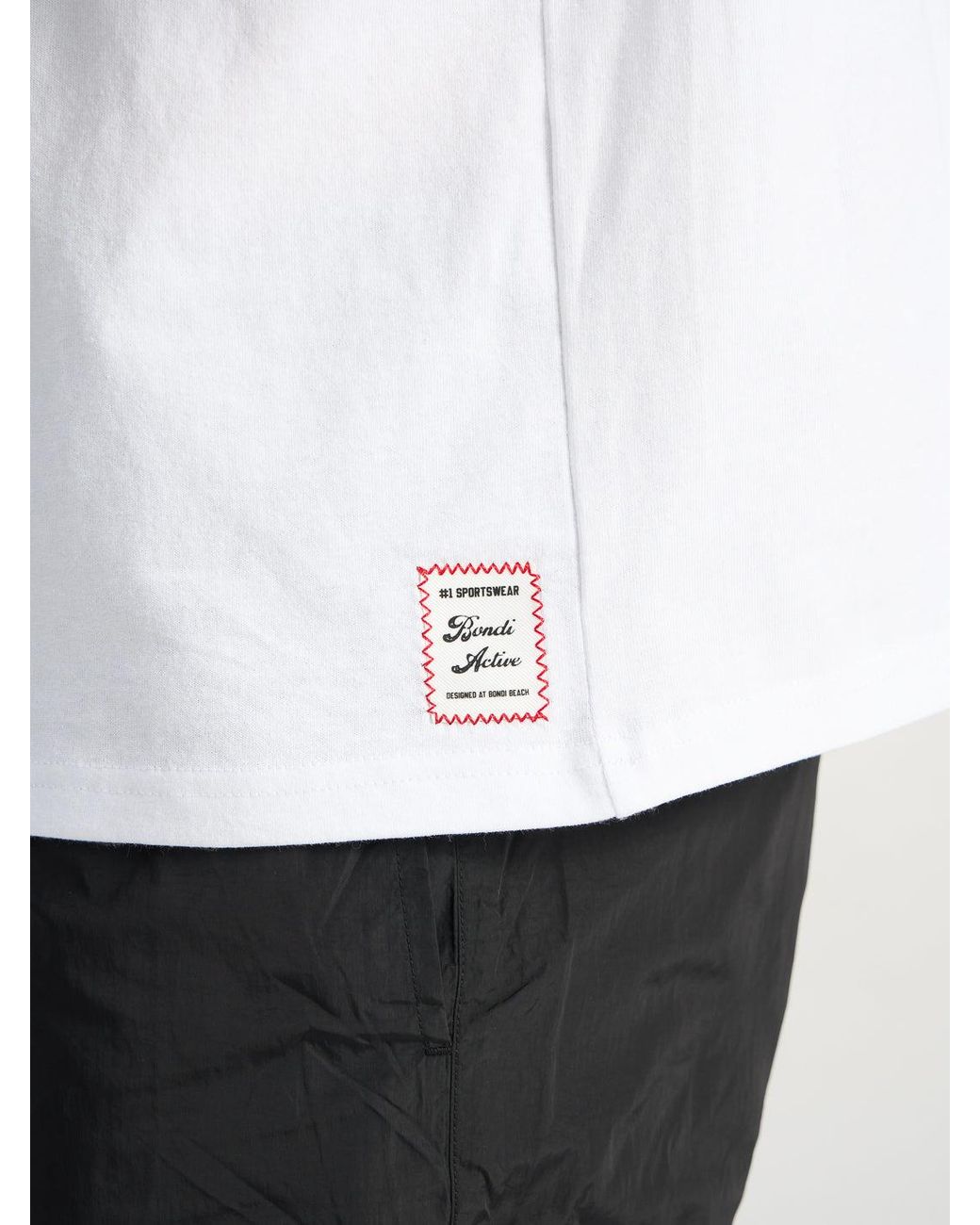 Bondi Active White Forma Pocket Long Tee for men