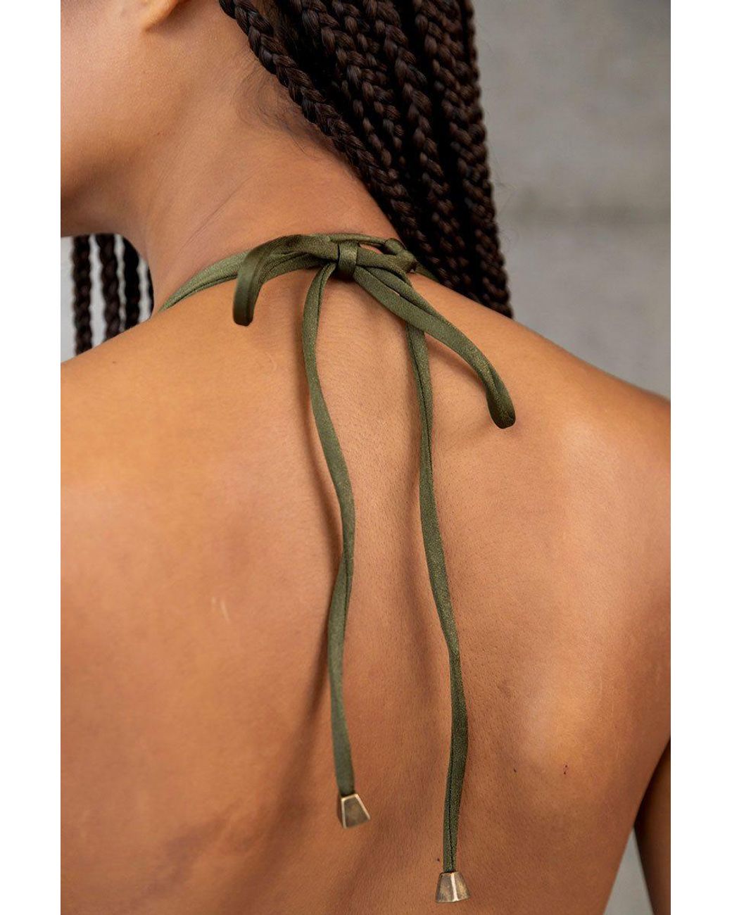 Monzlapur New York Green Serpent Bikini