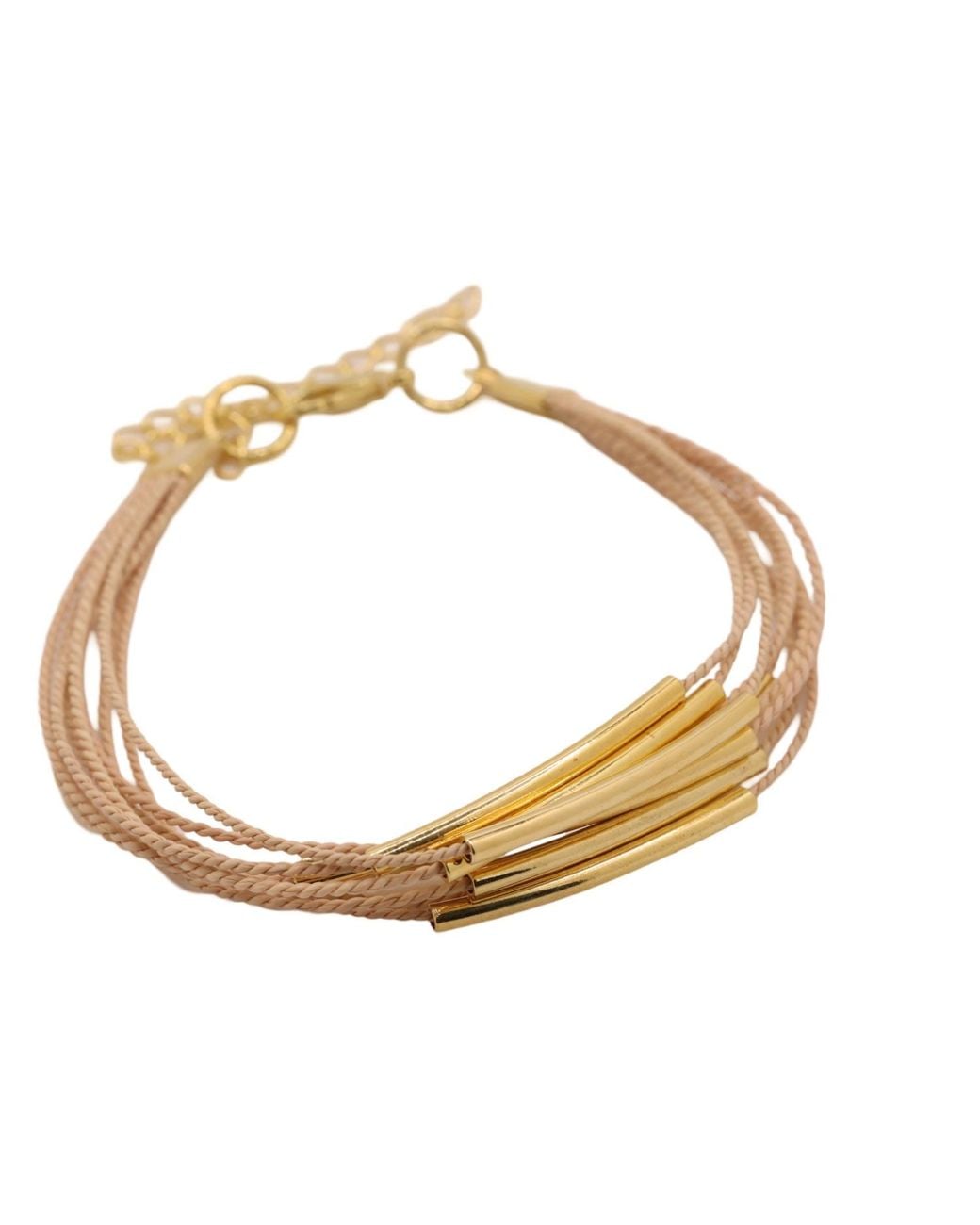Nart Nature Making Art Metallic Neutrals The Elemental Buriti Natural Fiber Bracelet