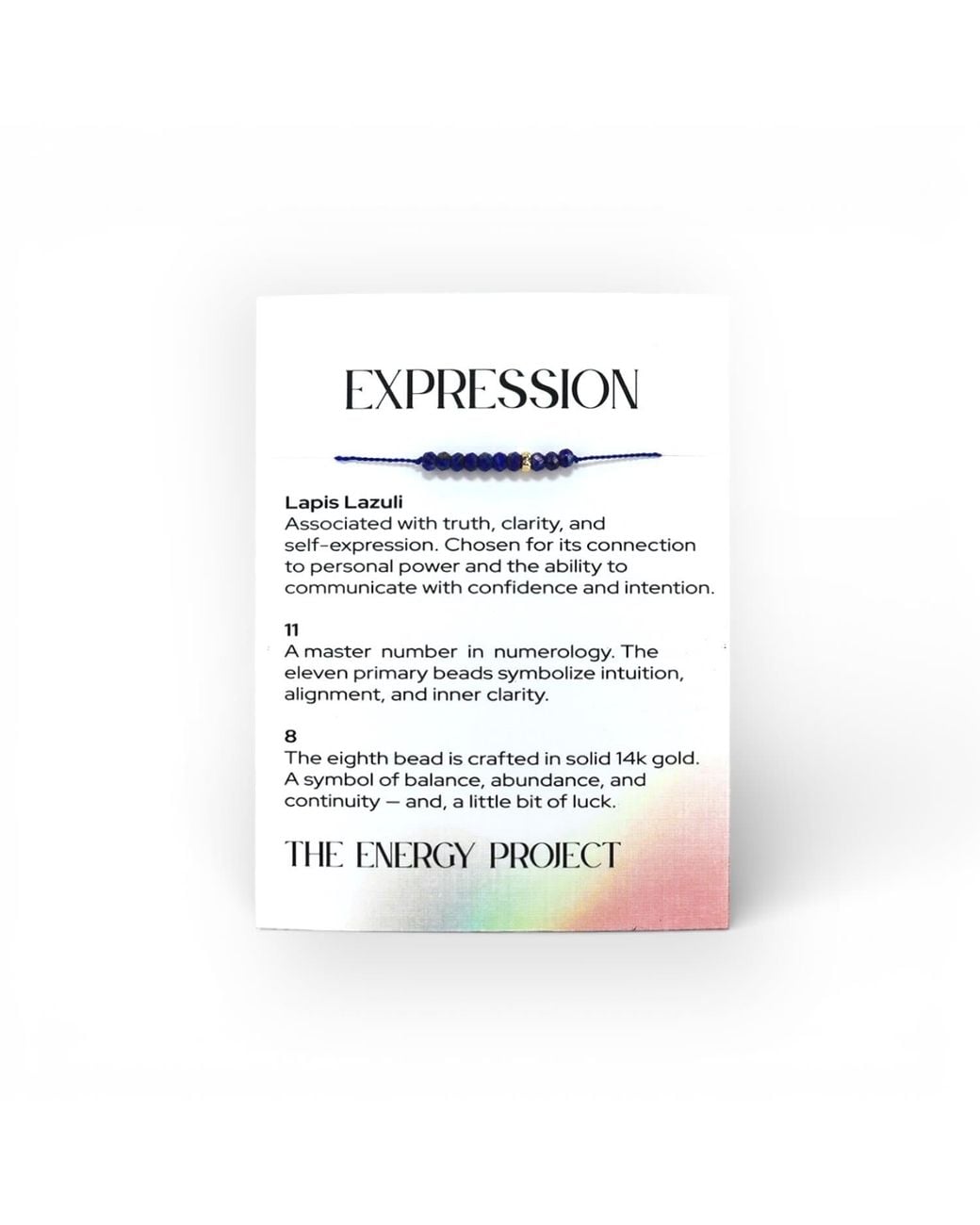 C. Grassi Blue The Energy Project Bracelet – Expression With Lapis Lazuli & Solid 14K Bead