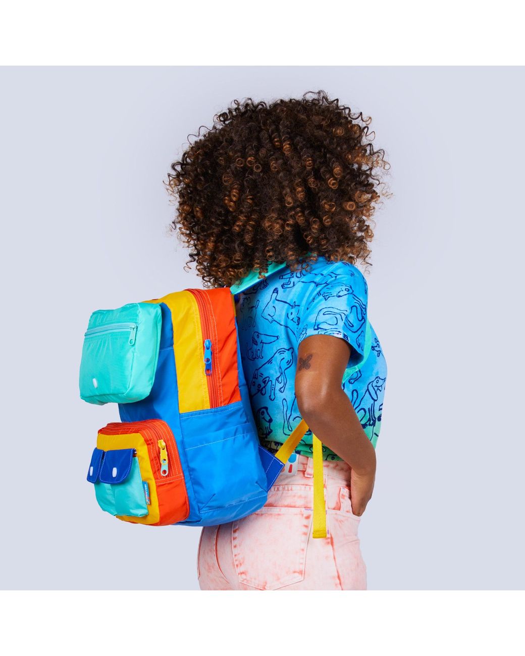 Mokuyobi Blue Snacktime Faux Roll Top