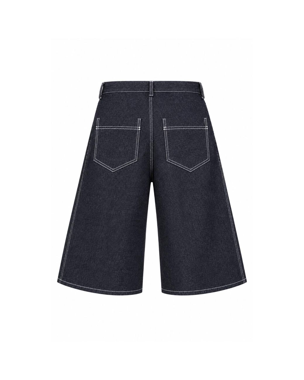 Gunda Hafner Ltd Blue Dark Unwashed Denim Jorts