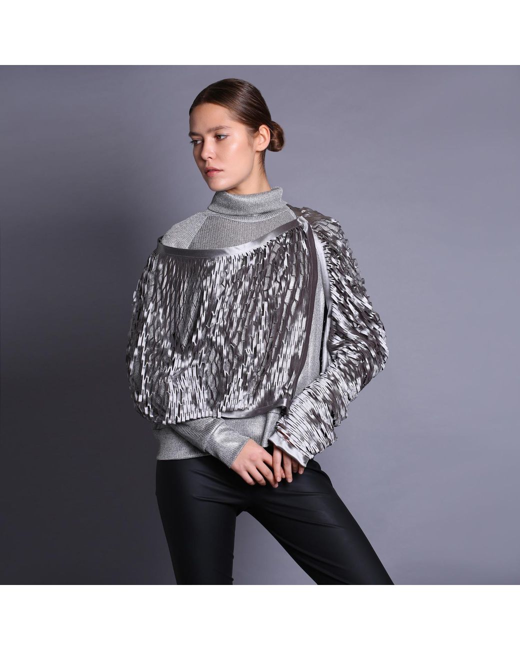 Silvia Serban Gray Multifunctional Accessory