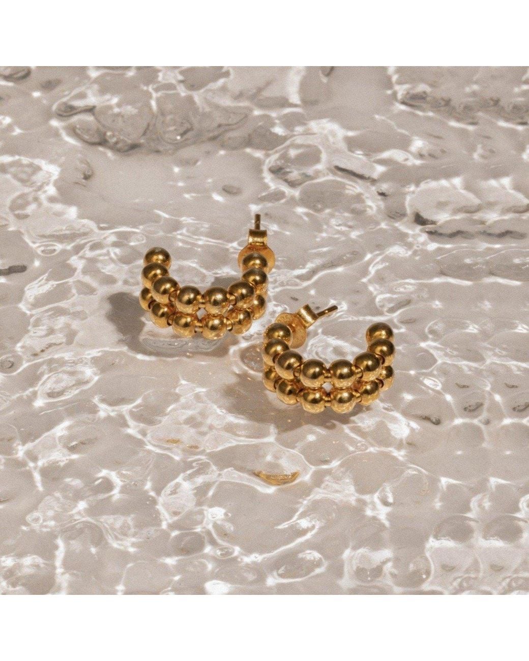 Lait & Lune Metallic Eden Earrings