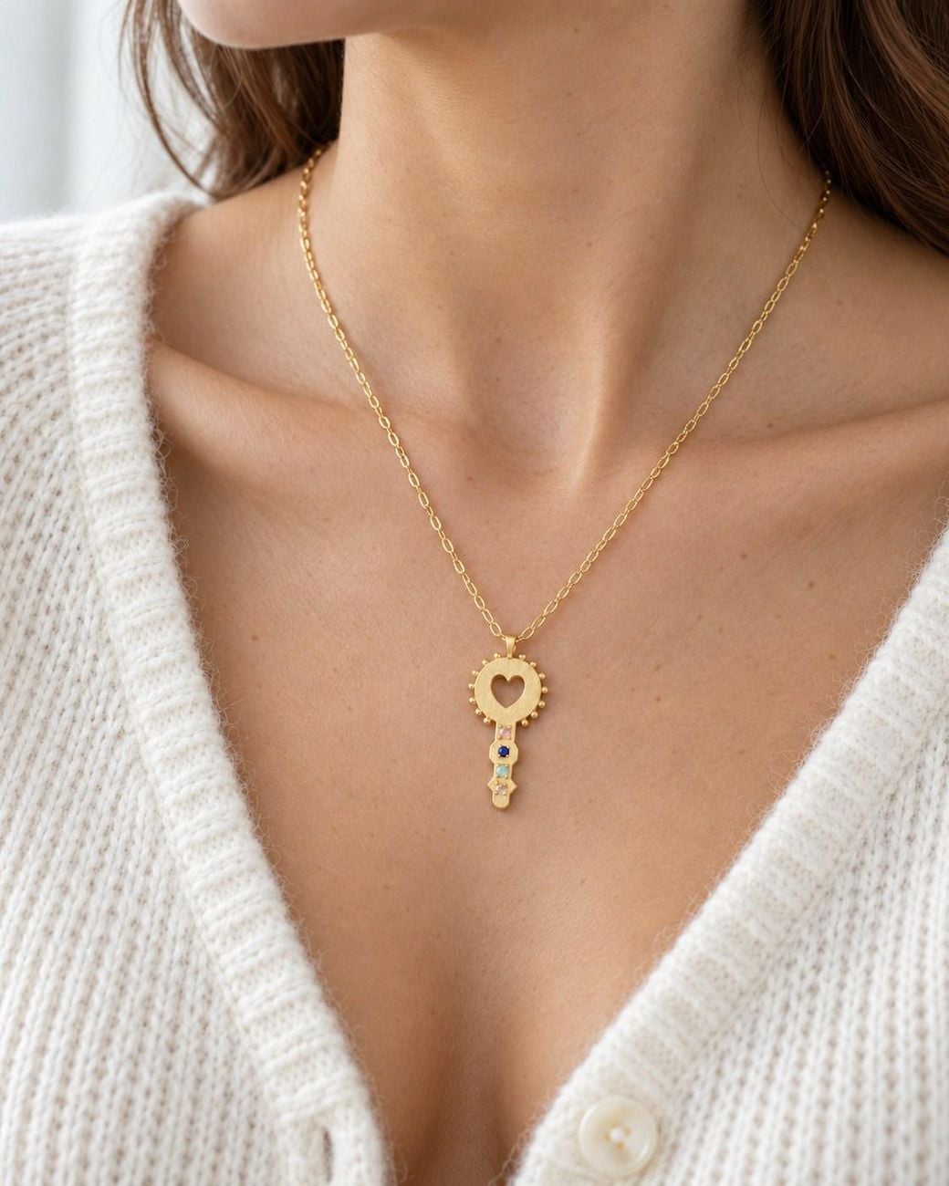Carolina Benoit Metallic The Lovekey Theory — Key Of Joy