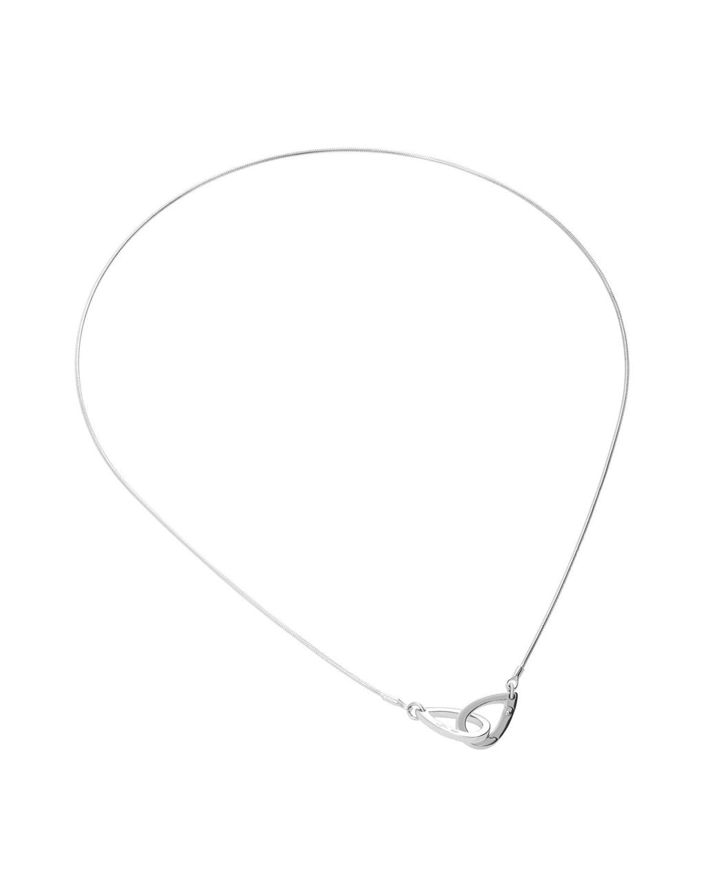 Lucy Quartermaine Metallic Solid Sterling Small Linked Petal Pendant