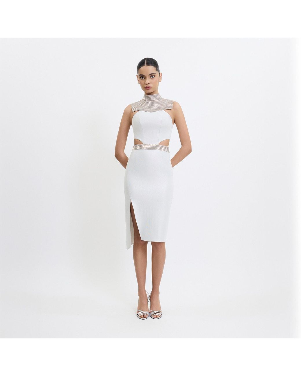 Saint Ones Gray Argentis Dress