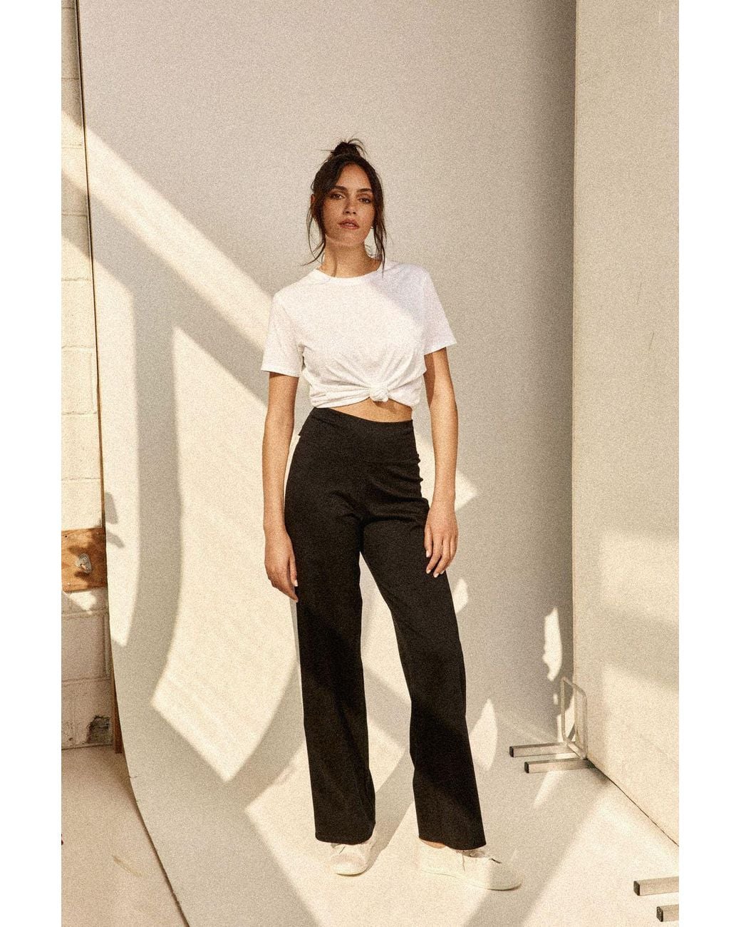 Marianne by Marie Jordane Black Dylan Wide-Leg Pants