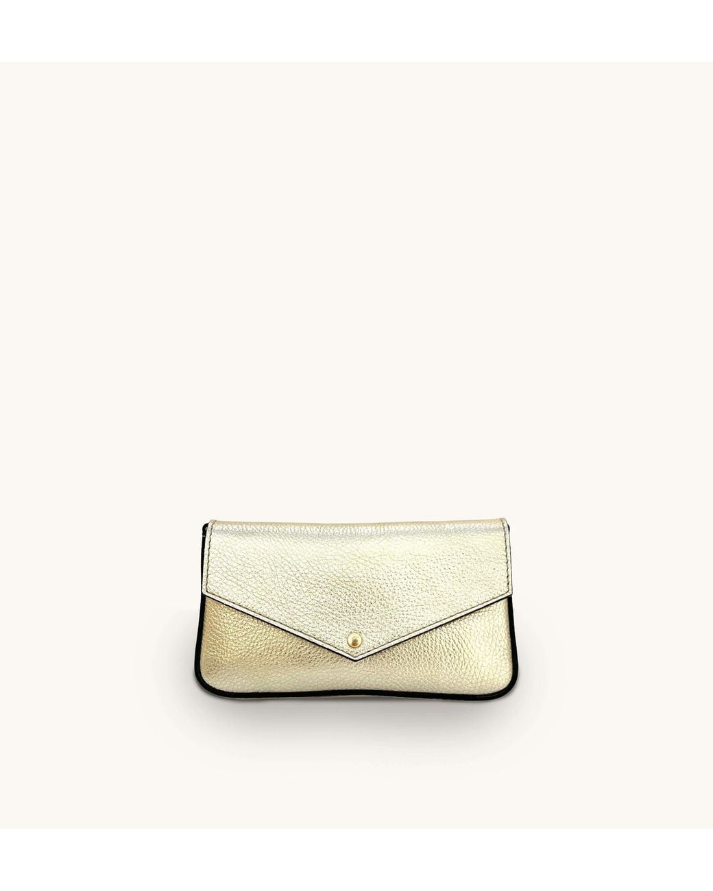 Apatchy London Metallic The Munro Leather Shoulder Bag
