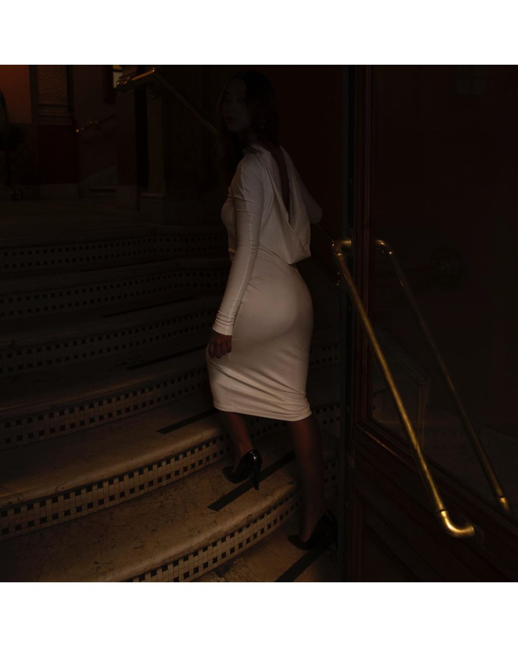 The Ethos Studio White Sarah Dress