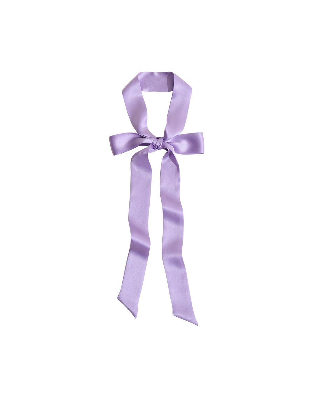 Lost Pattern Purple La Collectionneuse Silk Ribbon Scarf