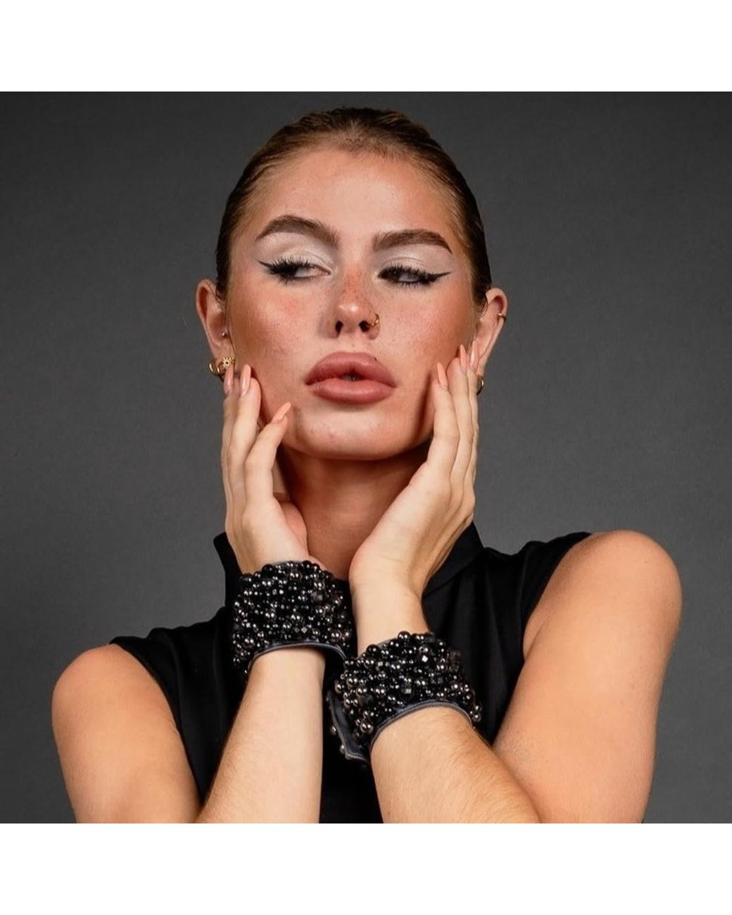 Jane Gala Black Onyx & Hematite Bracelets