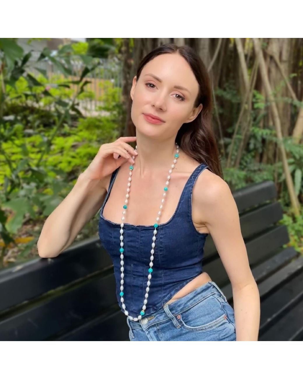 Farra Multicolor Freshwater Pearls With Amazonite Multi-Way Necklace