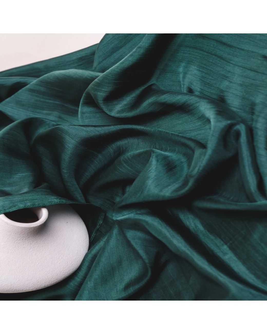 Silk and Bears Green Forest Mulberry Silk Scarf – Evening & Autumn Shawl