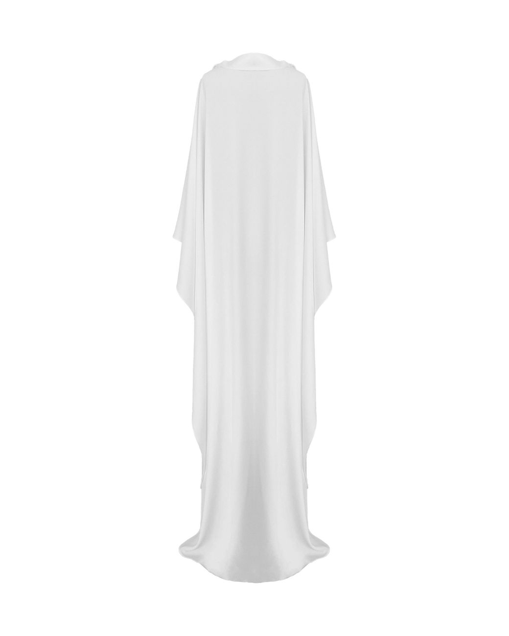 NAZLI CEREN White Caro Crepe Cape
