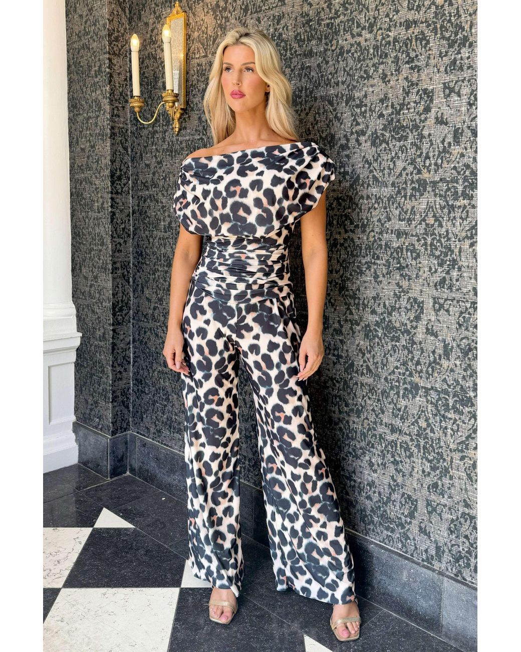 Atom Label Purple Neutrals Carbon Jumpsuit